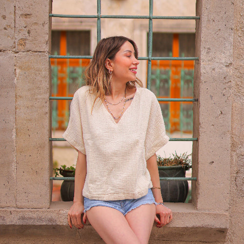 Turkish Muslin Cotton Top