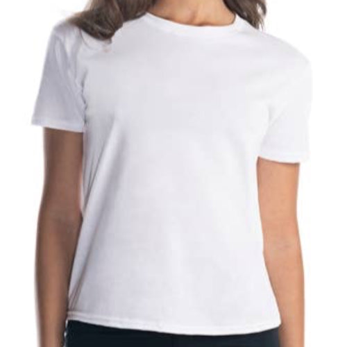 Ladies S/S Tee in White