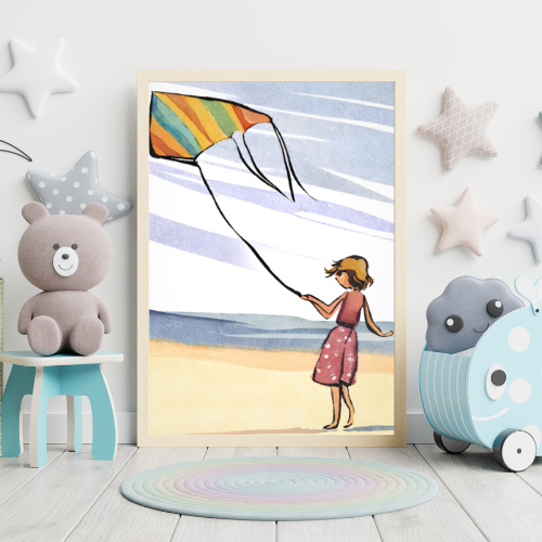 Digital Art Print - Kite