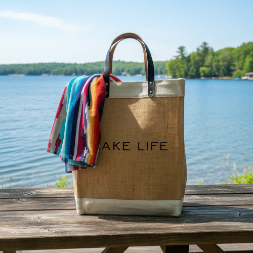 Lake Life Market Bag/Natural