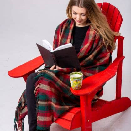 Deluxe Highland Blanket, Dark Maple