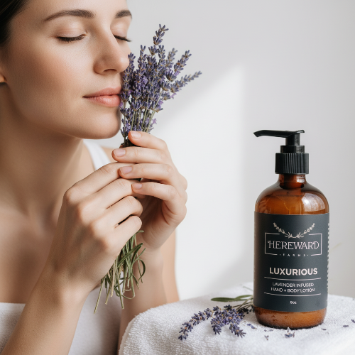 Luxurious Lavender Infused Hand + Body Lotion