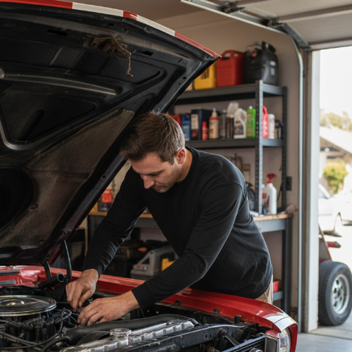 Unisex L/S Tee in Black
