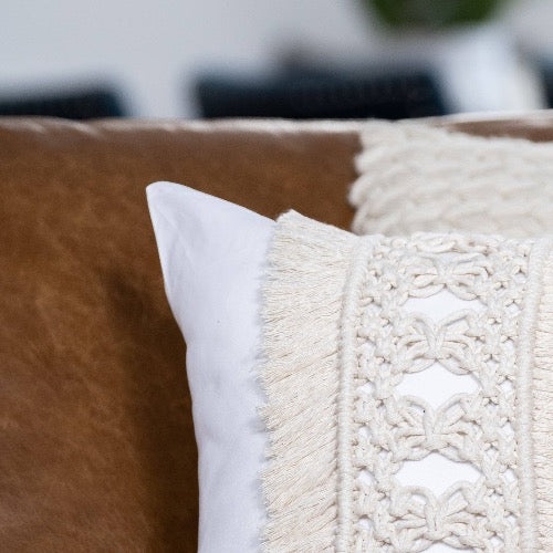 SALE Macrame Pillow - Classic Edition
