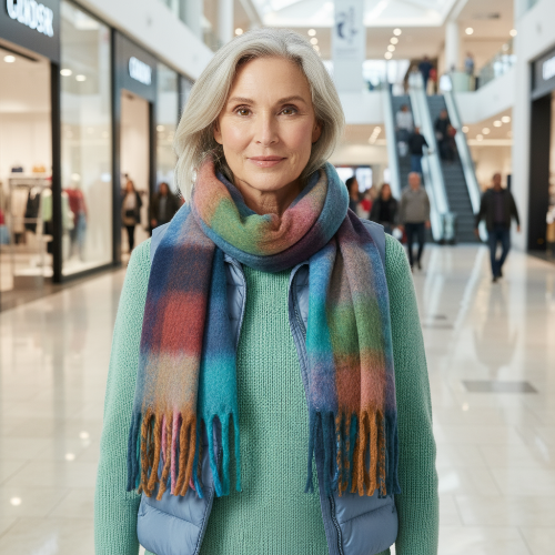 Ella Blanket Scarf, Assorted Colours