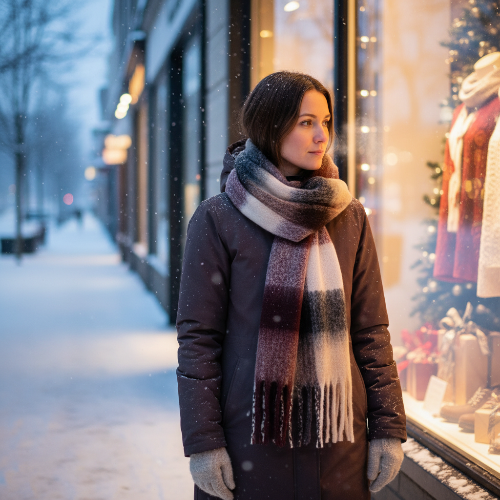 Ella Blanket Scarf, Assorted Colours