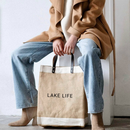Lake Life Market Bag/Natural