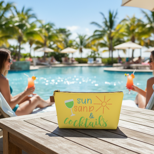 Makeup Bag - Sun, Sand & Cocktails