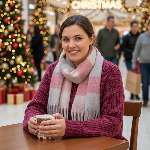 Ella Blanket Scarf, Assorted Colours