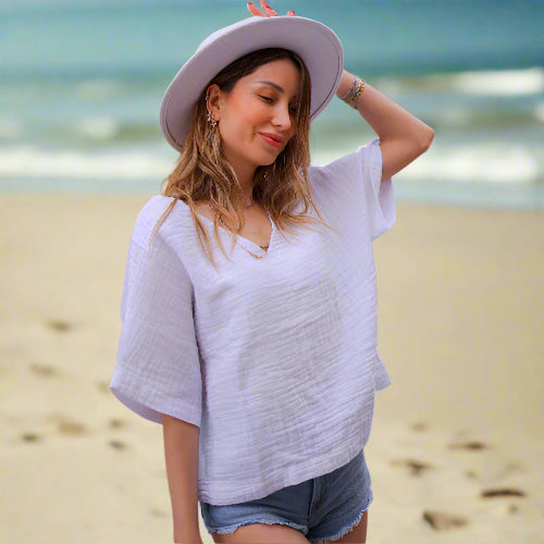 Turkish Muslin Cotton Top