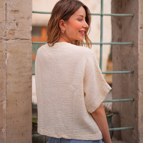 Turkish Muslin Cotton Top