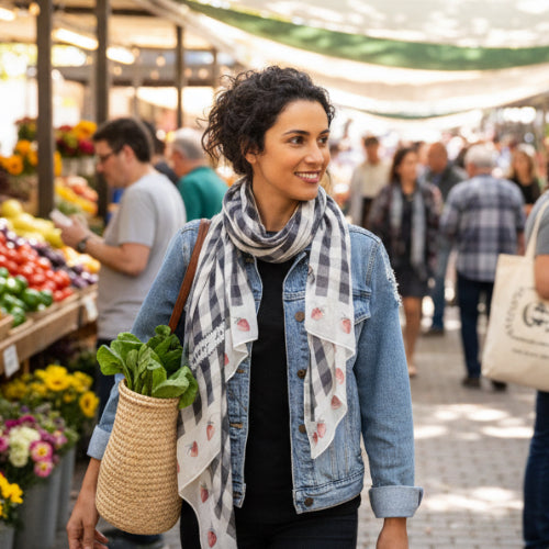 Artistic Scarf, Happy Days